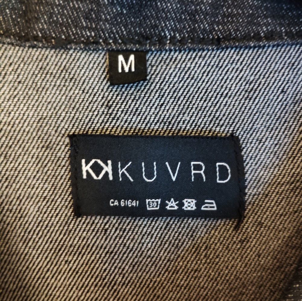 KUVRD**Women's Midnight Blue Denim Jacket - Picture 7 of 9